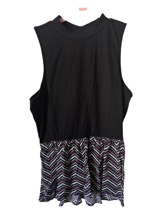 Candie's Tops - Candies Peplum Sleeveless Blouse Size Large